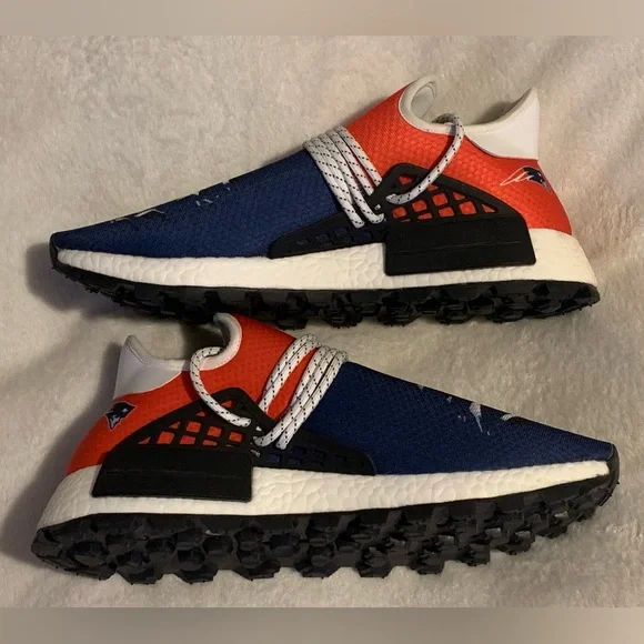 New England Patriots Red, White & Blue Size 45 so 11, 11.5, 12 Shoes - Picture 8 of 11